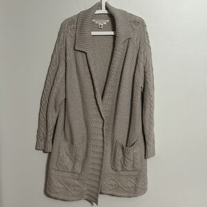 Alpaca Blend Knit Sweater
Open sweater, jacket, Shacket